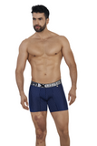 Xtremen Boxer Clasico Largo - Rayas  TIZA Microfibre Azul Osc