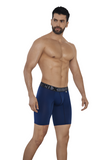 Xtremen Boxer Deportivo  FULL Largo - Microfibre Men's Underwear, Azul Osc