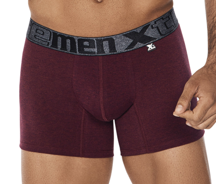 Xtremen Boxer Short Classic Poly Cotton Mix Men's Underwear, Wine