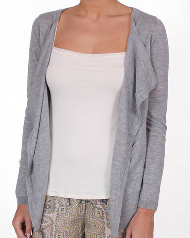 Touché, Lipped Open Front Cardigan, Womens Casual & Loungewear