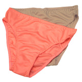 Formas Intimas 62002 Classic Comfort Knickers 2-Pack, Light Brown/Pink