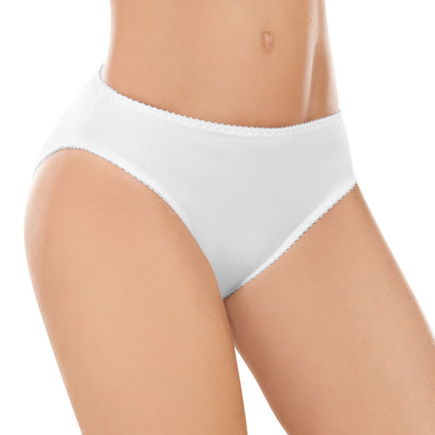 Formas Intimas 62002 Classic Comfort Knickers 2-Pack, White/Taupe