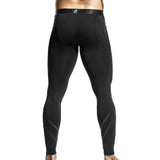 Inizio Sport Skins Leggings Deportivo Quiño Microfibre Men's Sportswear, Black