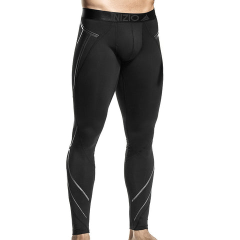 Inizio Sport Skins Leggings Deportivo Quiño Microfibre Men's Sportswear, Black