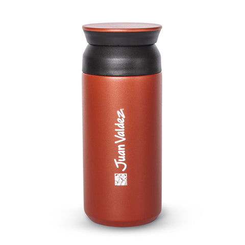 Juan Valdez® Red Thermo Tumbler Vacuum Flask, 350ml
