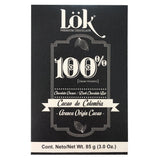 Lök Foods Colombian Arauca Origin 100% Cocoa Dark Chocolate Bar, 85g