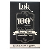 Lök Foods Colombian Arauca Origin 100% Cocoa Dark Chocolate Bar, 85g