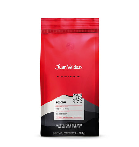 Juan Valdez® Premium Volcán Whole Bean Coffee, 454g Pack